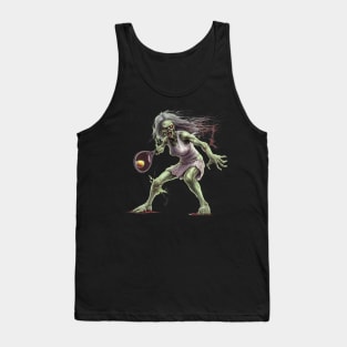 Zombie Smash 'n' Serve: Undead Tennis Ace Tank Top